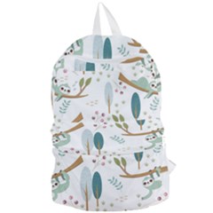 Pattern Sloth Woodland Foldable Lightweight Backpack by Hannah976