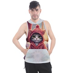 Cat 2 Men s Sleeveless Hoodie by 2607694a