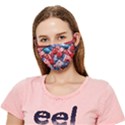 Us presidential election colorful vibrant pattern design  Crease Cloth Face Mask (Adult) View1