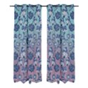 Chic In Blue-Purple Floral Window Curtain (Medium 84 ) View1