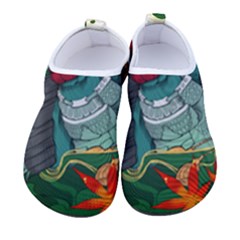 Armor Japan Maple Leaves Samurai Mask Cut Kids  Sock-style Water Shoes by Ndabl3x