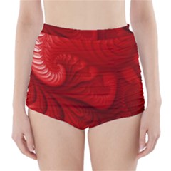 Lachs Kl Rotweissschwarz Kl High-waisted Bikini Bottoms by 2607694c