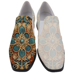 Muster 7 600dpi 12000 Matt Pattern 1 Women Slip On Heel Loafers by 2607694c