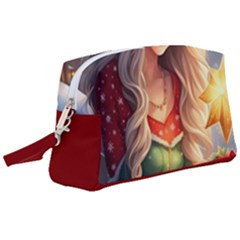 Christmas Greeting Wristlet Pouch Bag (large) by 2607694c