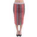 Rosa Grau Streifen Midi Pencil Skirt View1