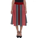 Dunkelrot4 Rosa Grau Streifen Dunkelrot3 Perfect Length Midi Skirt View1