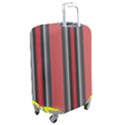 Dunkelrot4 Rosa Grau Streifen Dunkelrot3 Luggage Cover (Medium) View2