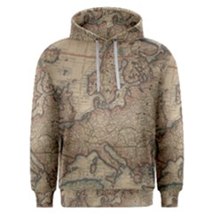 Old Vintage Classic Map Of Europe Men s Overhead Hoodie by Paksenen