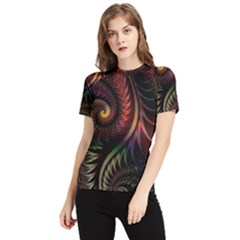 Fractal  Women s Short Sleeve Rash Guard by 2607694c