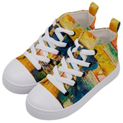 Wall Art Kids  Mid-top Canvas Sneakers by Azkajaya