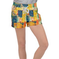 Wall Art Women s Velour Lounge Shorts by Azkajaya