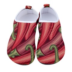 Seamless-chili-pepper-pattern Kids  Sock-style Water Shoes by Ket1n9