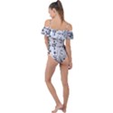 Science Formulas Frill Detail One Piece Swimsuit View2