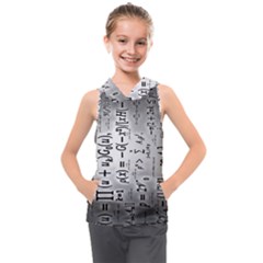 Science Formulas Kids  Sleeveless Hoodie by Ket1n9