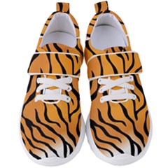 Tiger Skin Pattern Women s Velcro Strap Shoes by Ket1n9