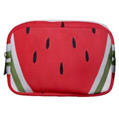 Watermelon Pillow Fluffy Make Up Pouch (small) by Azkajaya