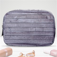 Wood Wooden Wall Wooden Boards Wall Boards Wall Make Up Pouch (small) by Azkajaya