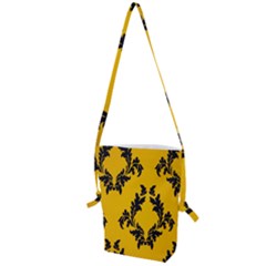 Zebra Zebra Pattern Zebra Fur Zebra Print Strip Folding Shoulder Bag by Azkajaya