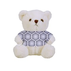 Halftone Tech Hexagons Seamless Pattern Full Print Tee For Cuddly Teddy Bear by Ket1n9