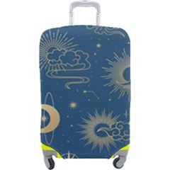 Seamless Galaxy Pattern Luggage Cover (large) by Ket1n9