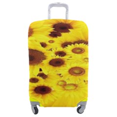 Beautiful Sunflowers Luggage Cover (medium) by Ket1n9