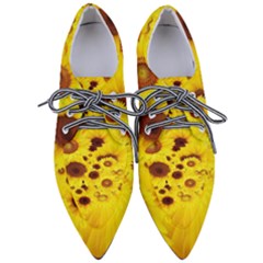 Beautiful Sunflowers Pointed Oxford Shoes by Ket1n9