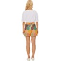 Hexagonal Pattern Vector Mini Front Wrap Skirt View4