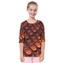 Fractal Frax Kids  Quarter Sleeve Raglan T-Shirt View1