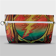 Grateful Steal Your Face Deadhead Hippie Logo Symbol Handbag Organizer by Loisa77