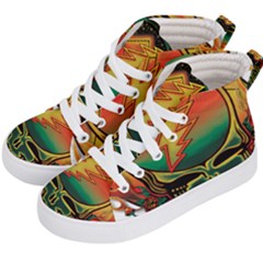 Grateful Steal Your Face Deadhead Hippie Logo Symbol Kids  Hi-top Skate Sneakers by Loisa77