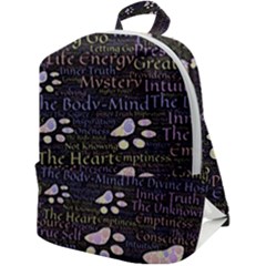 Footprints Path Mystery Unknown Zip Up Backpack by Paksenen