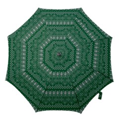 Christmas Knit Digital Hook Handle Umbrellas (small) by Mariart