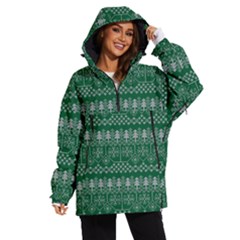 Christmas Knit Digital Women s Ski And Snowboard Waterproof Breathable Jacket by Mariart