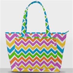 Chevron Pattern Design Texture Back Pocket Shoulder Bag  by Apen