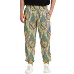 Tribal Background Boho Batik Men s Elastic Waist Pants by anzea