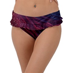 Illustrations Space Purple Frill Bikini Bottoms by anzea