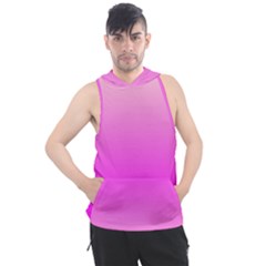 Gradient Pink - Pastel Yellow Pink Rosa Men s Sleeveless Hoodie by 2607694c