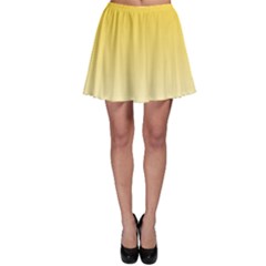 Gradient  Green, Yellow Skater Skirt by 2607694c