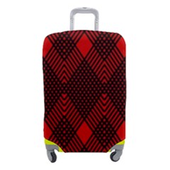 Muster Rot Schwarz Luggage Cover (small) by 2607694c