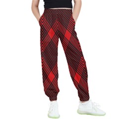 Muster Rot Schwarz Kids  Joggers by 2607694c