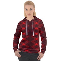 Pattern Black Red Women s Overhead Hoodie by 2607694c