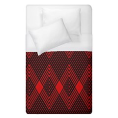 Pattern Red Black, Duvet Cover (single Size) by 2607694c