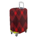 pattern, red, black,  Luggage Cover (Small) View2