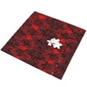 pattern rot schwarz Wooden Puzzle Square View2