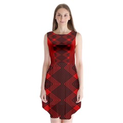 Rot Dunkel Sleeveless Chiffon Dress   by dedoma