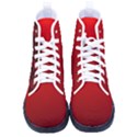 Rot Dunkel Kid s High-Top Canvas Sneakers View1