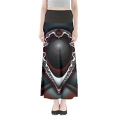 Fractal Eye Full Length Maxi Skirt by dedoma