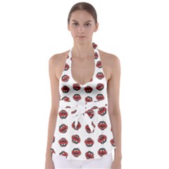 Muppets Animal Pattern Tie Back Tankini Top by Valentinaart