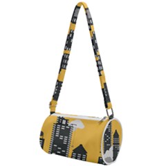 Minimal Skyscrapers Mini Cylinder Bag by anzea