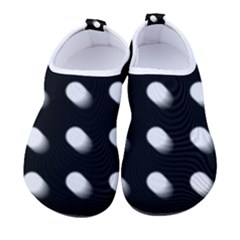 Background Dots Circles Graphic Kids  Sock-style Water Shoes by Ndabl3x